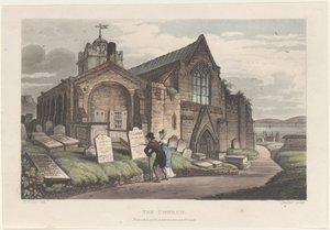 The Church, from Poetical Sketches of Scarborough by Thomas Rowlandson, Joseph Constantine Stadler, J. Bluck