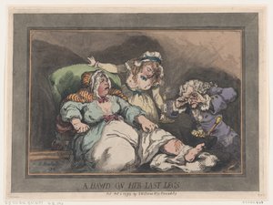 A Bawd on her Last Legs, October 1, 1792 by Thomas Rowlandson