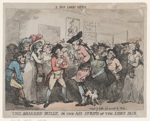 A Box Lobby Hero, The Branded Bully, or The Ass Stripped of the Lion