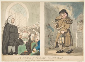 A Brace of Public Guardians by Thomas Rowlandson