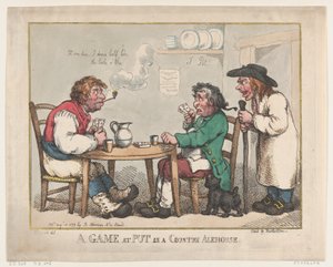 A Game at Put in a Country Alehouse by Thomas Rowlandson