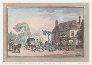 A Posting Inn by Thomas Rowlandson