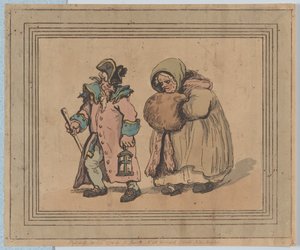 A Return from a Visit, April 3, 1798 by Thomas Rowlandson
