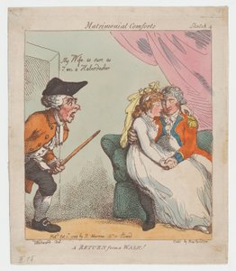 A Return from a Walk by Thomas Rowlandson