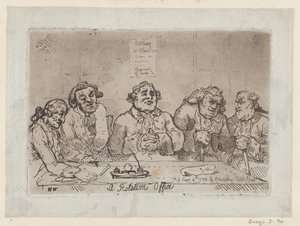 A Rotation Office, June 8, 1774 by Thomas Rowlandson