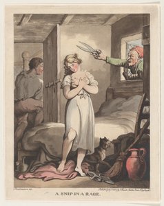 A Snip in a Rage, July 1, 1802 by Thomas Rowlandson