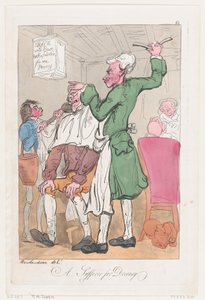 A Sufferer for Decency by Thomas Rowlandson