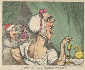 A Tit Bit for a Strong Stomach, June 20, 1809 by Thomas Rowlandson
