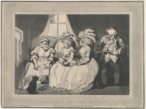 A Visit to the Aunt by Thomas Rowlandson