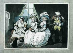 "A Visit to the Aunt", aquatinted by Francis Jukes, pub. by E. Jackson by Thomas Rowlandson