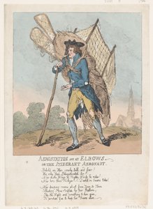 Aerostation out at Elbows, or The Itinerant Aeronaut, September 5, 1785 by Thomas Rowlandson
