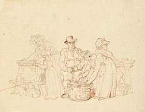 Album Drawing by Thomas Rowlandson