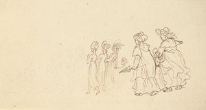 Album Drawing by Thomas Rowlandson