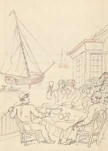 Album Drawing by Thomas Rowlandson