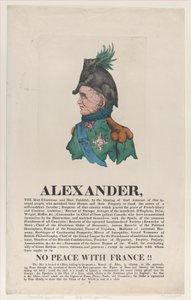 Alexander, April 1814 by Thomas Rowlandson