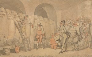 Alterations in the Ale Cellar at Bullstrode by Thomas Rowlandson