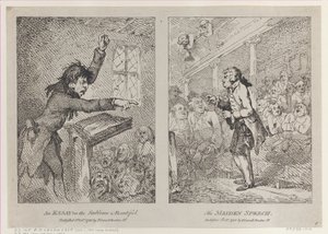 An Essay on the Sublime & Beautiful, The Maiden Speech by Thomas Rowlandson