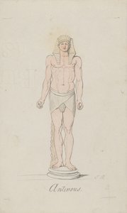 Antinous as Osiris by Thomas Rowlandson