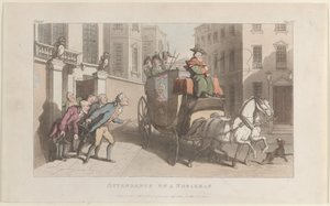 Attendance on a Nobleman, from The Vicar of Wakefield by Thomas Rowlandson