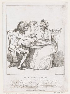 Avaricious Lovers by Thomas Rowlandson