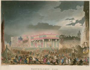 Bartholomew Fair by Thomas Rowlandson