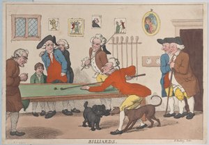 Billiards, March 1, 1803 by Thomas Rowlandson