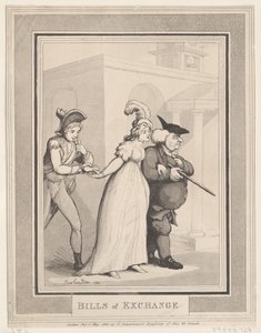 Bills of Exchange, May 1, 1800 by Thomas Rowlandson