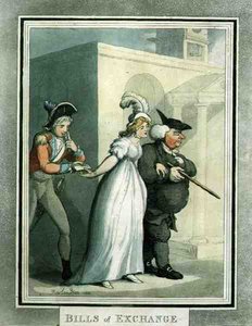 Bills of Exchange by Thomas Rowlandson