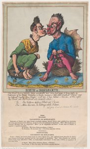 Birth of Bonoparte, February 8, 1808 by Thomas Rowlandson