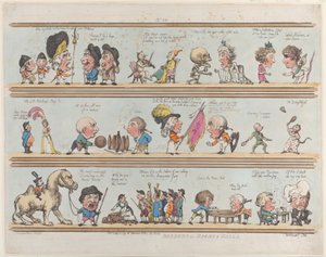 Borders for Rooms & Halls, Plate 10, July 10, 1799 by Thomas Rowlandson