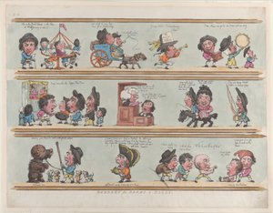 Borders for Rooms & Halls, Plate 8 by Thomas Rowlandson