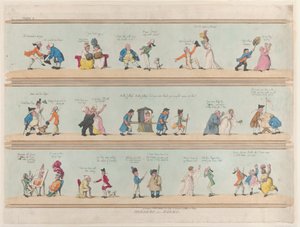 Borders for Rooms, Plate 2, March 25, 1799 by Thomas Rowlandson