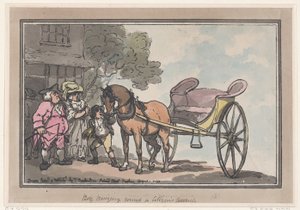 Boy Bringing Round a Citizen
