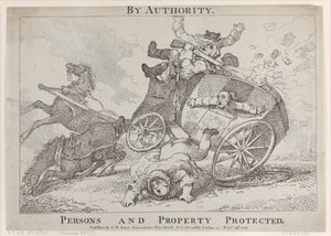 By Authority. Persons and Property Protected, November 24, 1785 by Thomas Rowlandson