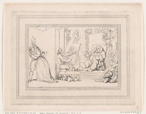 Comforts of Bath, Plate 6, January 6, 1798