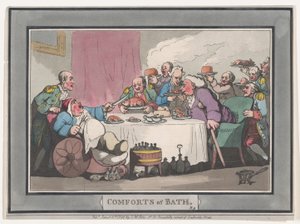 Comforts of Bath, Plate 9