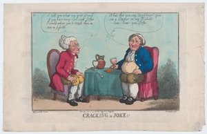 Cracking a Joke by Thomas Rowlandson
