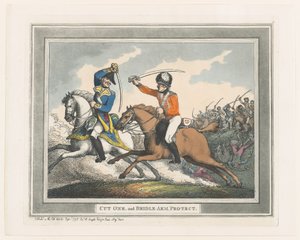 Cut One and Bridle Arm Protect by Thomas Rowlandson