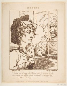 Desire Le Brun Travested, or Caricatures of the Passions by Thomas Rowlandson