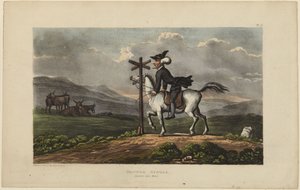 Doctor Syntax Losing His Way by Thomas Rowlandson