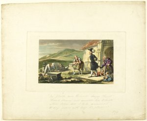 Doctor Syntax Meditating on the Tomb Stones, from The Tour of Doctor Syntax by Thomas Rowlandson