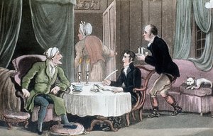 Doctor Syntax Making His Will by Thomas Rowlandson