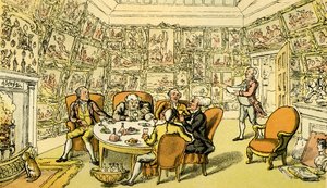 Dr Syntax with My Lord by Thomas Rowlandson