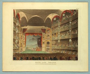 Drury Lane Theater from Ackermann