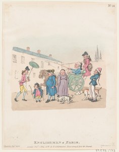 Englishman at Paris by Thomas Rowlandson