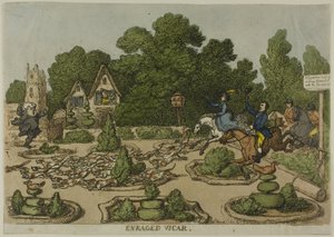 Enraged Vicar (from Miseries of Human Life) by Thomas Rowlandson