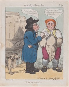 Exciseman, September 10, 1799 by Thomas Rowlandson