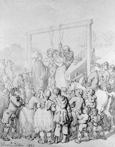 Execution at Tyburn by Thomas Rowlandson