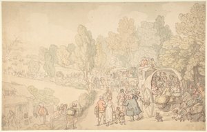Fairlop Fair, Essex by Thomas Rowlandson