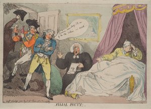 Filial Piety by Thomas Rowlandson
